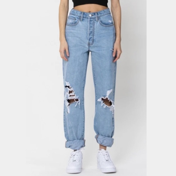 Distressed Dad Jeans - Picture 3 of 3